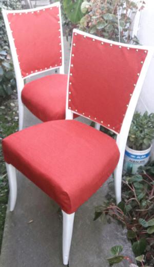 2 sillas recicladas