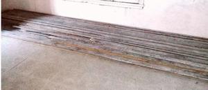 Alfajías de piso de madera de PINOTEA machimbrada 2 cm