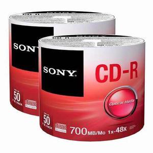 Disco Cd-r Sony Bulk X 50 Unidades Once Local A La Calle