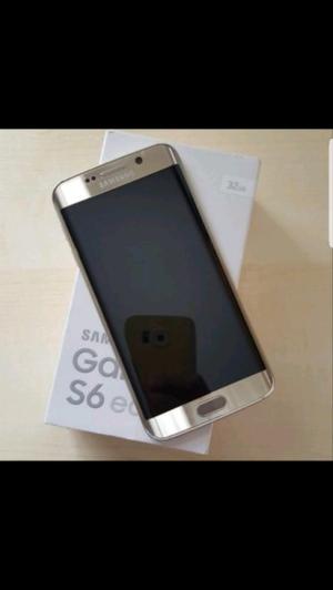 S6 edge Gold impecable