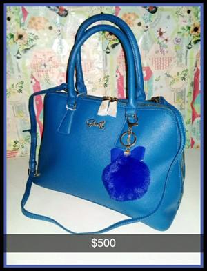 Cartera gorett azul super barata