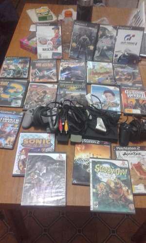 Play Station 2 Slim....chipeada..con Juegos