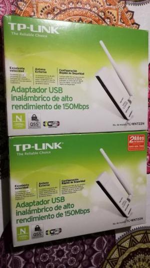 2 Adaptadores Wifi Usb Tp-Link + Agenda Electrónica
