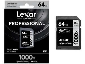 Memoria Lexar 64gb Professional 150mb/s - Nueva