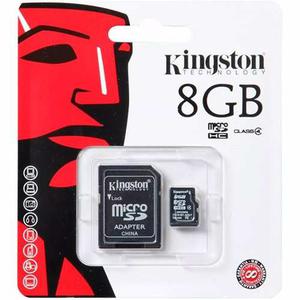 Memoria Micro Sd Hc 8 Gb Kingston Clase 4