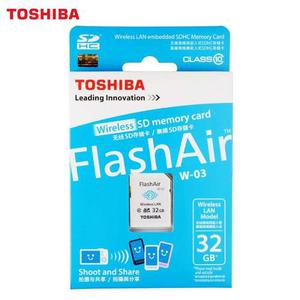 Memoria Sd 32gb Clase 10 Wifi Wireless Toshiba Flashair W-03