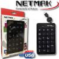 Mini Teclado Numerico Retractil USB Netmak NM-KB240
