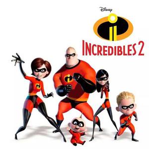 Muñecos X5 Pack Familia Los Increibles 2 Disney Tv