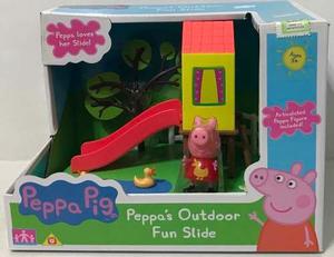 Peppa Pig Playset Escenas De Parque C/figs Jtd 