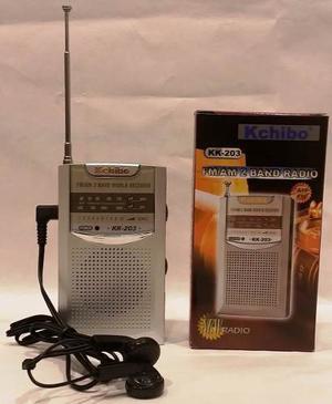 Radio Portatil Am/fm Kchibo Kk-203