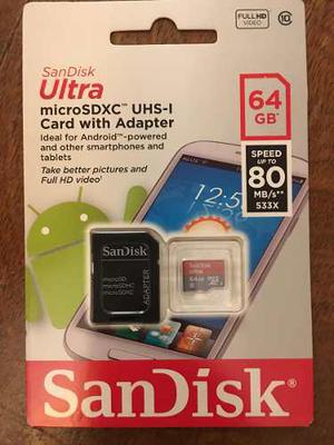 Sandisk Ultra 64 Gb Speed 80