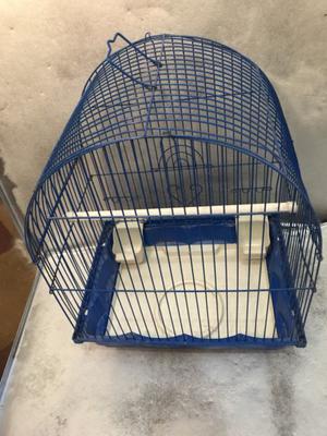 Vendo jaula para canario (azul