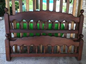 CAMA ALGARROBO 2 PLAZAS