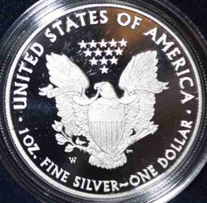 Estados Unidos: Onza De Plata Pura American Eagle  Proof