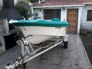 LANCHA 35HP C/C buen estado SIN PAPELES