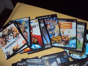 Vendo 57 juegos de Play 2 excelente estado