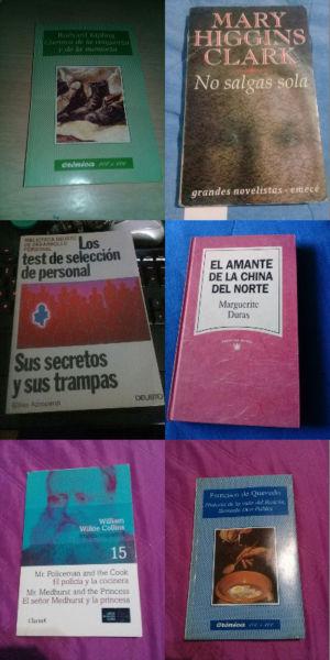 lote de libros varios usados