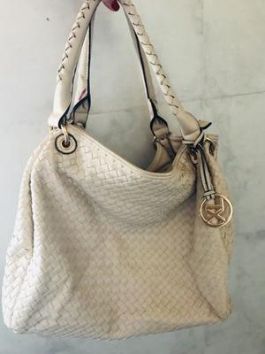 Cartera marca XL beige