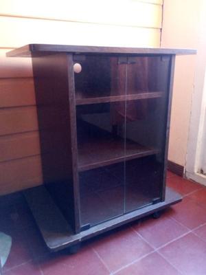 Mueble - Mesa para Tv - puertas de vidrio