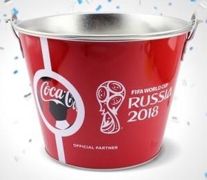 Frapera Ice Bucket Coca Cola Mundial Rusia 
