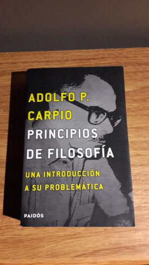 Libro "Principios de Filosofía" de Carpio