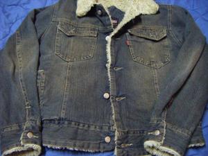 Vendo hermosa campera de jean con corderito