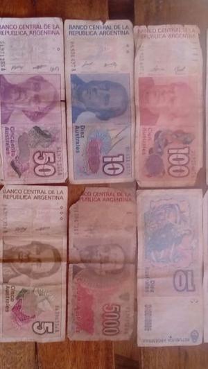 Billetes Australes Argentinos