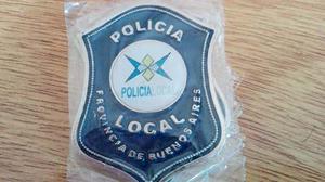 Insignia Porta Chapa Policia