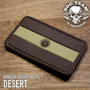Parche Bandera Argentina Pvc Desert By Sog Team®