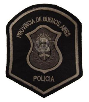 Parche Bordado Policia Provincia Bs As Baja Visibilidad Cred