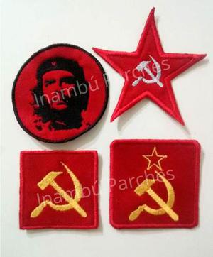 Parches Urss Unión Soviética Estrella Roja Hoz Che Guevara