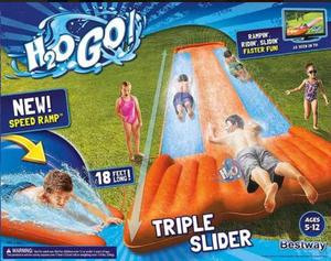 Tobogan para pileta Triple Inflable Bestway H20go! 5.49mts