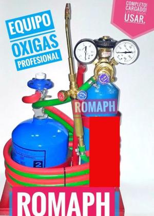 Equipo Oxigas autogena Refrigeracion 1/4 x 2 kg Nuevo