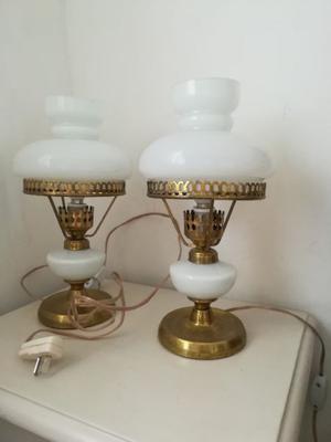 Par lamparas restauradas a nuevas impecables
