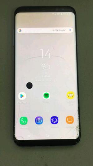 Samsung s8 con los detalles q se ven. Funciona perfecto. No