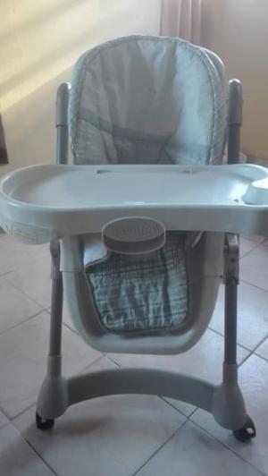 Silla De Comer Para Bebe 5 Alturas Doble Bandeja