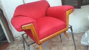 Sillón usado terciopelo