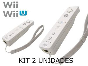 Wii Remote X 2 Control Nintedo Wii Wiiu + Envio Gratis