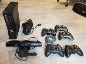 Xbox 360 S+ Kinect +5 Controles +15 Juegos Originales