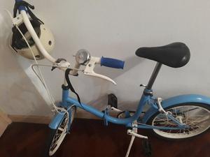 bicicleta plegable +accesorios
