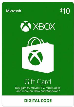 10 Dólares Tarjeta Xbox Gift Card One 360 Cuenta Usa