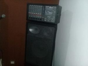 Parlantes Wharfedale 400 Whats+behringer Consola Potenciada