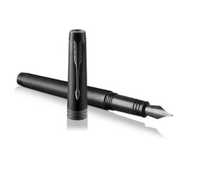 Pluma Parker Premier Black Stealth Plumín 18 Kt. Ruthenium