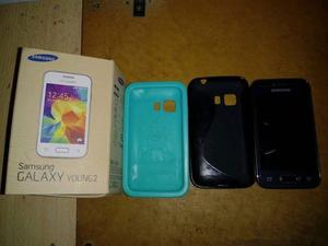 VENDO SAMSUNG YOUNG 2, LIBRE, GLASS, 2 FUNDAS, TARJETA SD