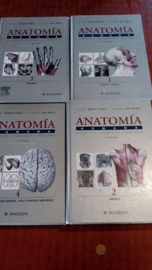 Vendo libros de anatomía 4 tomos