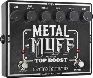Pedal Electro Harmonix Metal Muff Distorsion Top Boost Mt.!