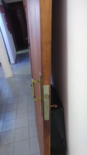Vendo puerta de entrada de madera