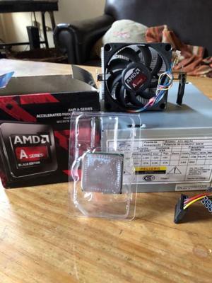 Procesador AMD A + disipador + fuente ATX 500w