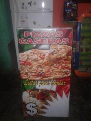 cartel de pizza vendo