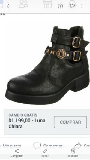 Botas nuevas luna chiara